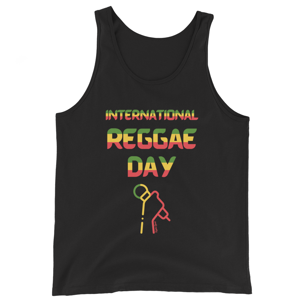 Rasta Chant International Reggae Day Men's Tank Top - 10Y