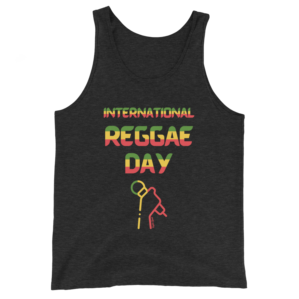 Rasta Chant International Reggae Day Men's Tank Top - 10Y