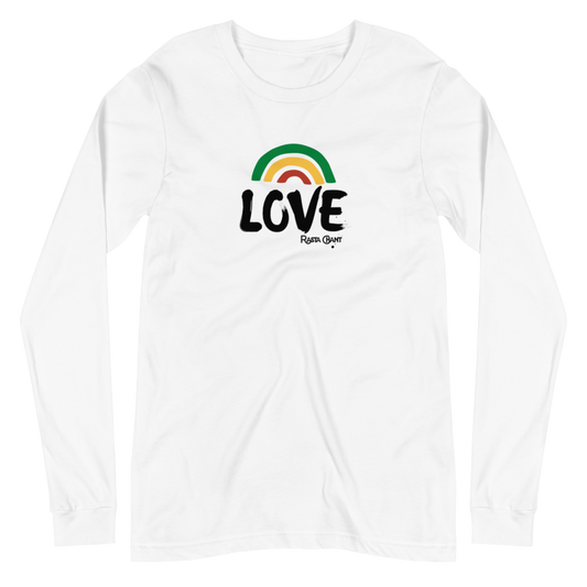 Rasta Chant Love Long Sleeve Unisex T-Shirt - 10Y