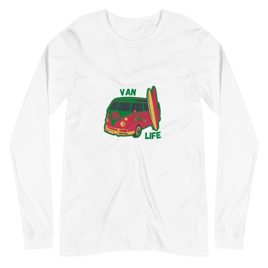 Rasta Chant Van Life Long Sleeve Unisex T-Shirt - 11Y