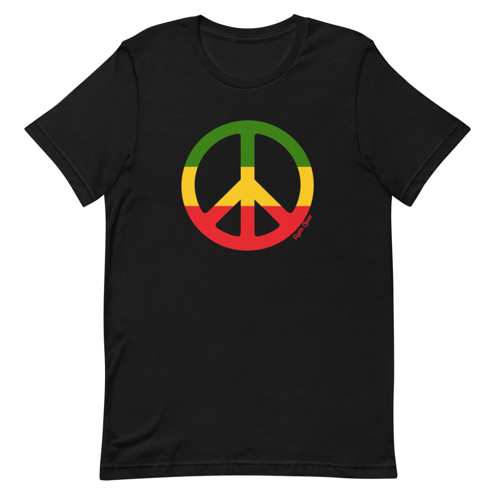 Rasta Chant Peace Sign Short-Sleeve Unisex T-Shirt - 11Y