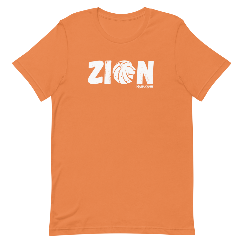 Rasta Chant Zion Lion Short-Sleeve Unisex T-Shirt - 11Y