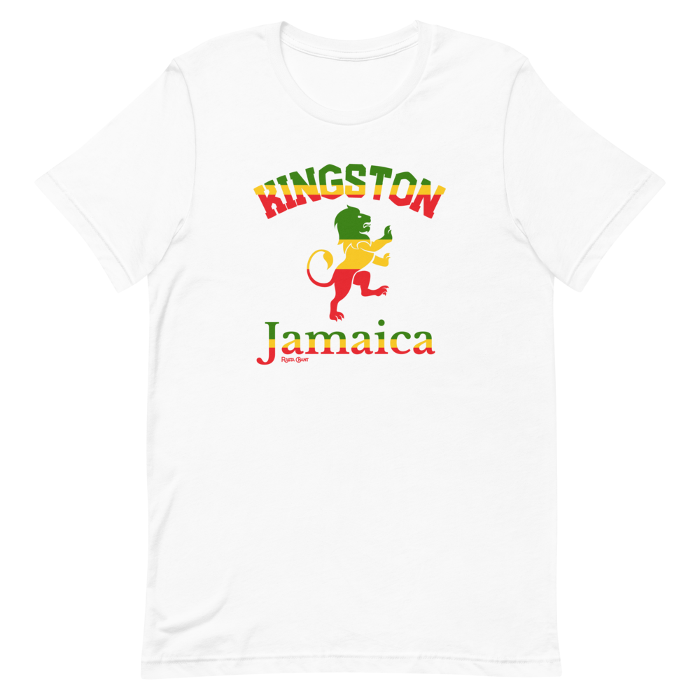 Rasta Chant Kingston Jamaica Lion Short-Sleeve Unisex T-Shirt - 11Y