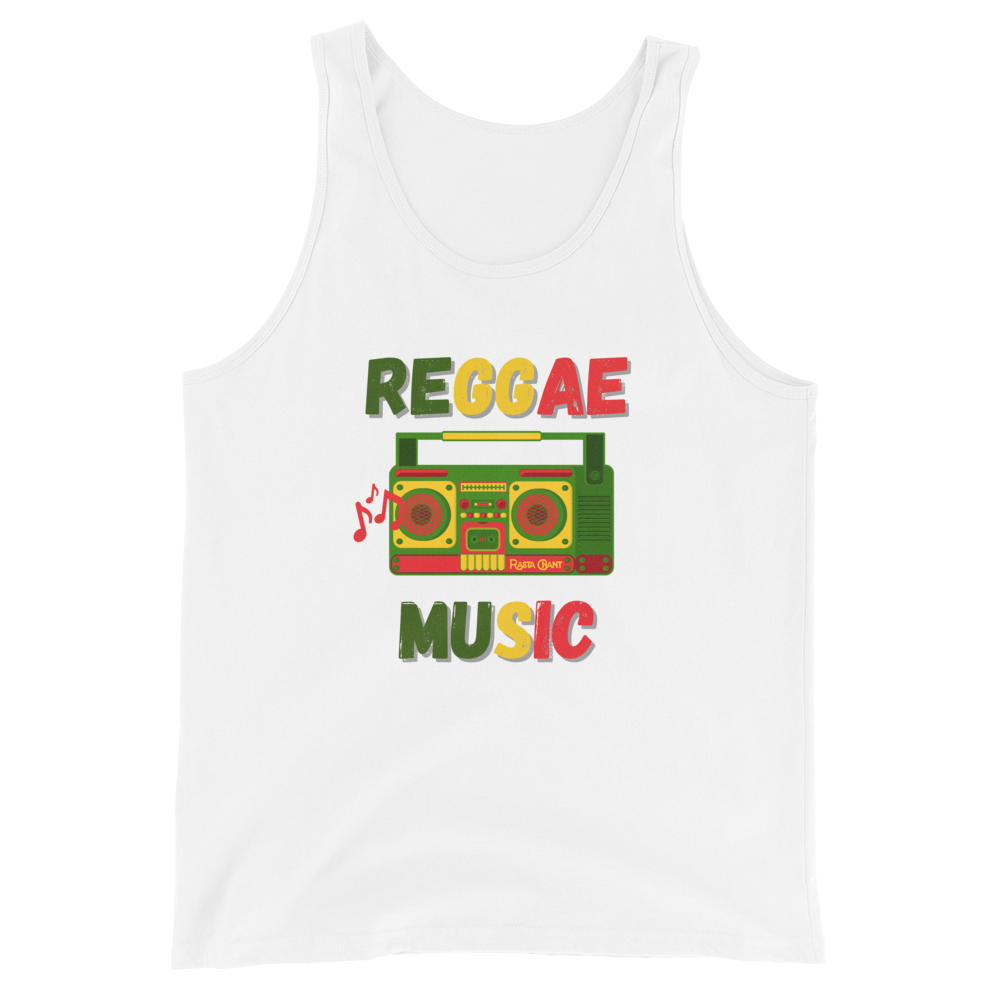Rasta Chant Reggae Music Boombox Men's Tank Top - 10Y