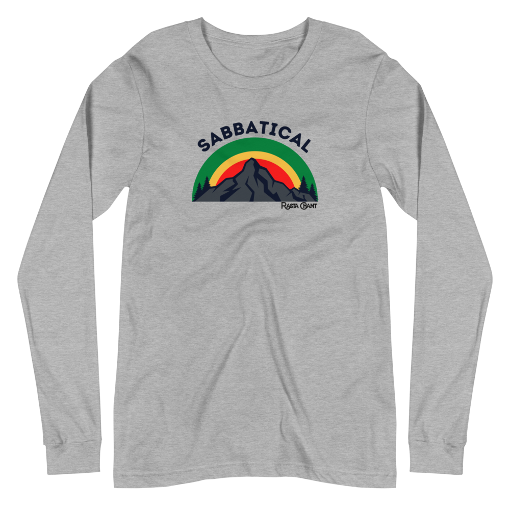 Rasta Chant Sabbatical Mountain Forest Long Sleeve Unisex T-Shirt
