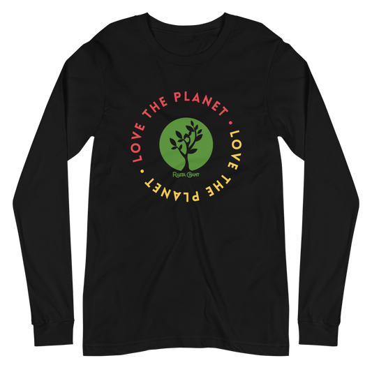 Rasta Chant Love The Planet Tree Long Sleeve Unisex T-Shirt