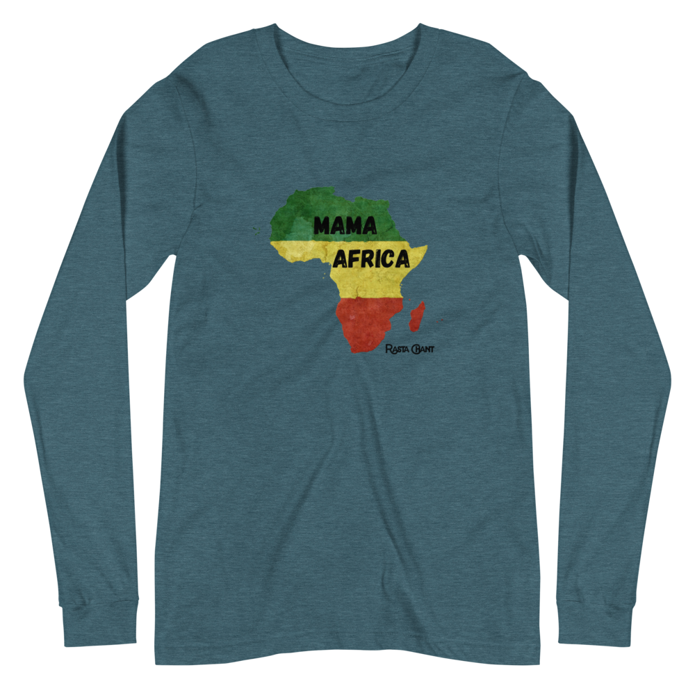 Rasta Chant Mama Africa Long Sleeve Unisex T-Shirt