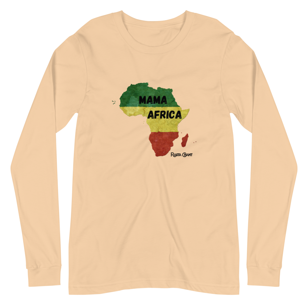 Rasta Chant Mama Africa Long Sleeve Unisex T-Shirt