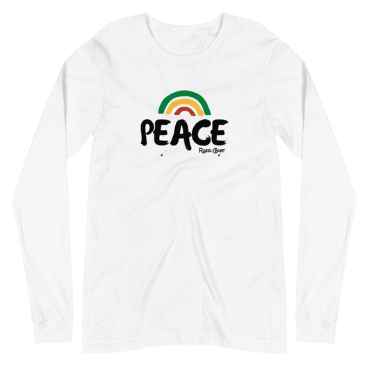 Rasta Chant Peace Long Sleeve Unisex T-Shirt - 10Y