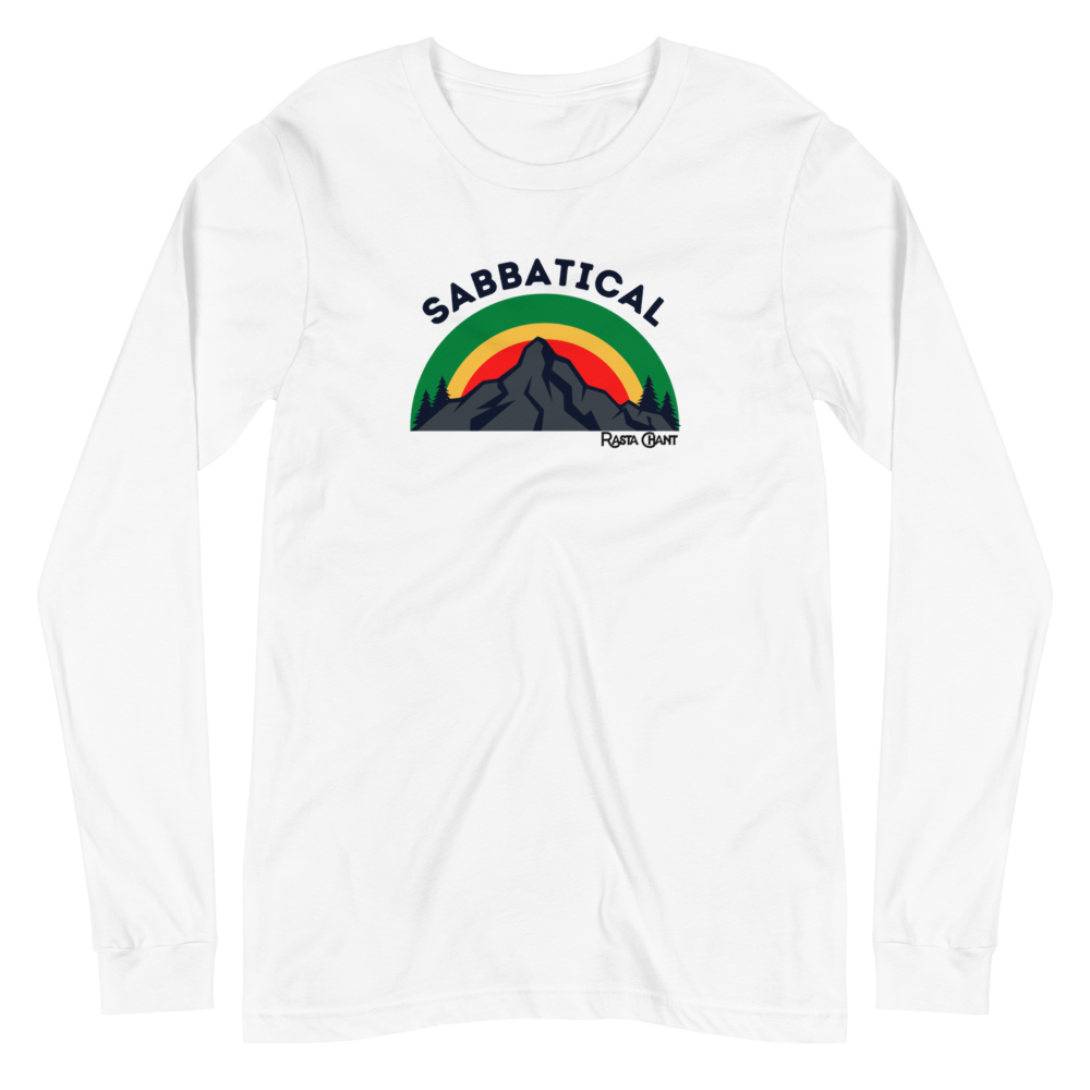 Rasta Chant Sabbatical Mountain Forest Long Sleeve Unisex T-Shirt