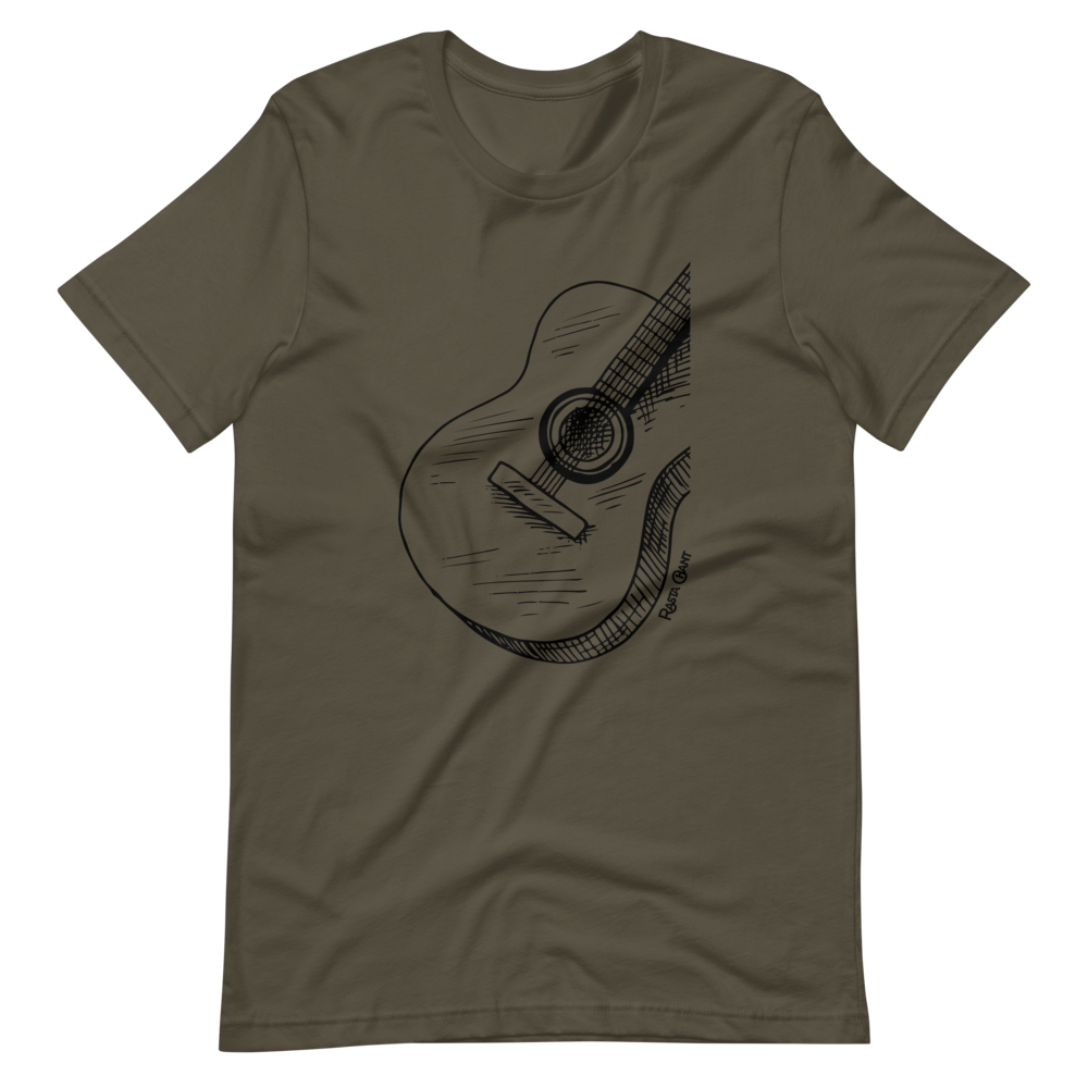 Rasta Chant Guitar Short-Sleeve Unisex T-Shirt 11Y