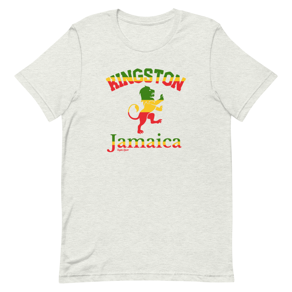 Rasta Chant Kingston Jamaica Lion Short-Sleeve Unisex T-Shirt - 11Y