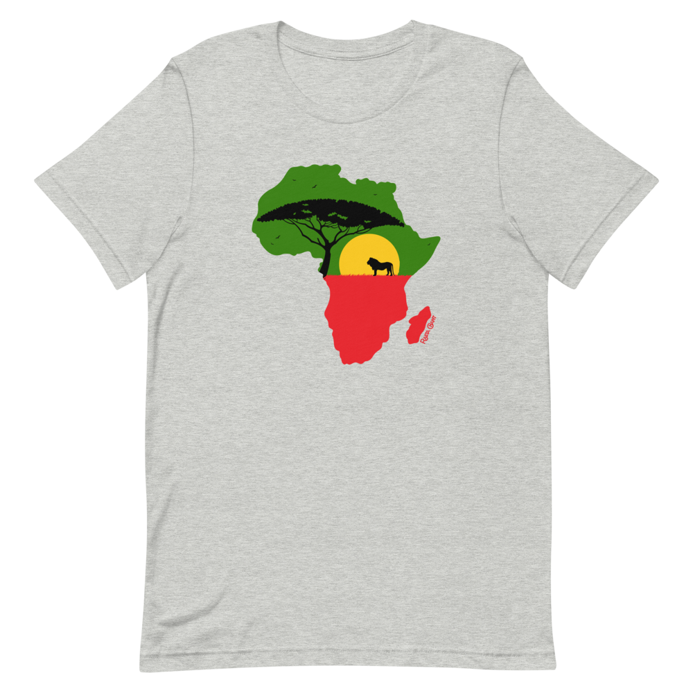 Rasta Chant African Safari Lion Short-Sleeve Unisex T-Shirt 10Y