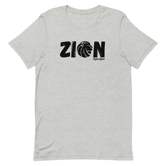 Rasta Chant Zion Lion Short-Sleeve Unisex T-Shirt - 12Y