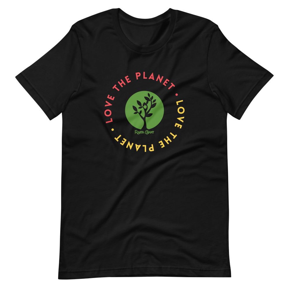 Rasta Chant Love The Planet Tree Short-Sleeve Unisex T-Shirt