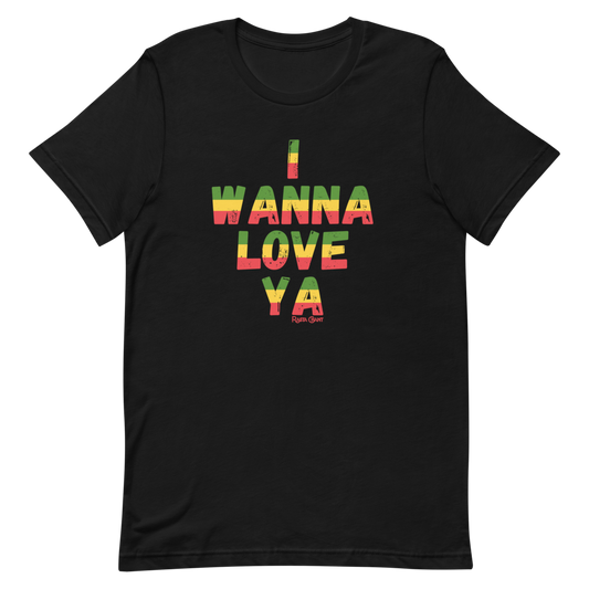 Rasta Chant I Wanna Love Ya Short-Sleeve Unisex T-Shirt - 10Y