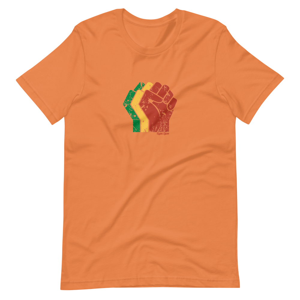 Rasta Chant Black Power Revolution Short-Sleeve Unisex T-Shirt - 10Y