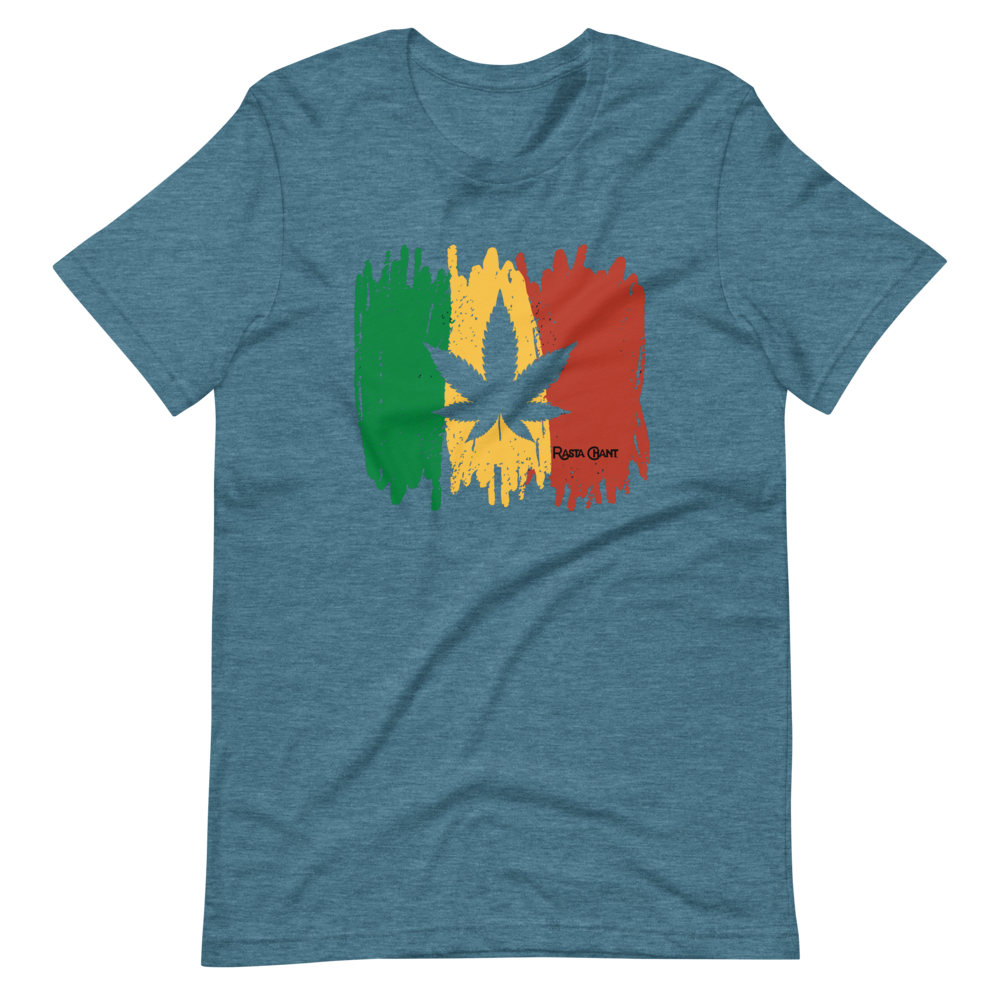 Rasta Chant Weed Cannabis Marijuana Ganja Leaf Short-Sleeve Unisex T-Shirt - 11Y