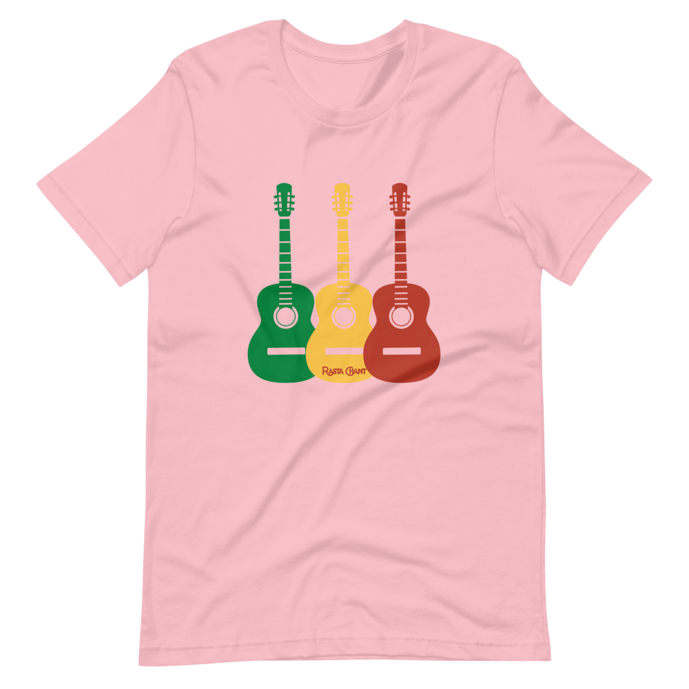 Rasta Chant Three Guitars Short-Sleeve Unisex T-Shirt