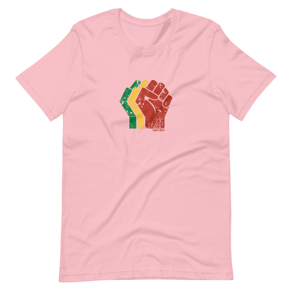 Rasta Chant Black Power Revolution Short-Sleeve Unisex T-Shirt - 10Y