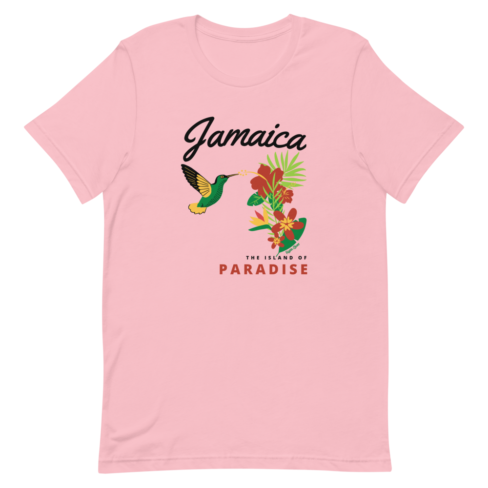 Rasta Chant Jamaica Humming Bird Hummingbird Doctor Bird Floral Paradise Short-Sleeve Unisex T-Shirt - 10Y