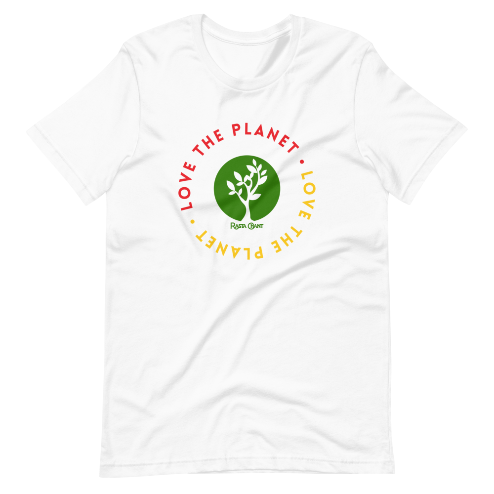 Rasta Chant Love The Planet Tree Short-Sleeve Unisex T-Shirt