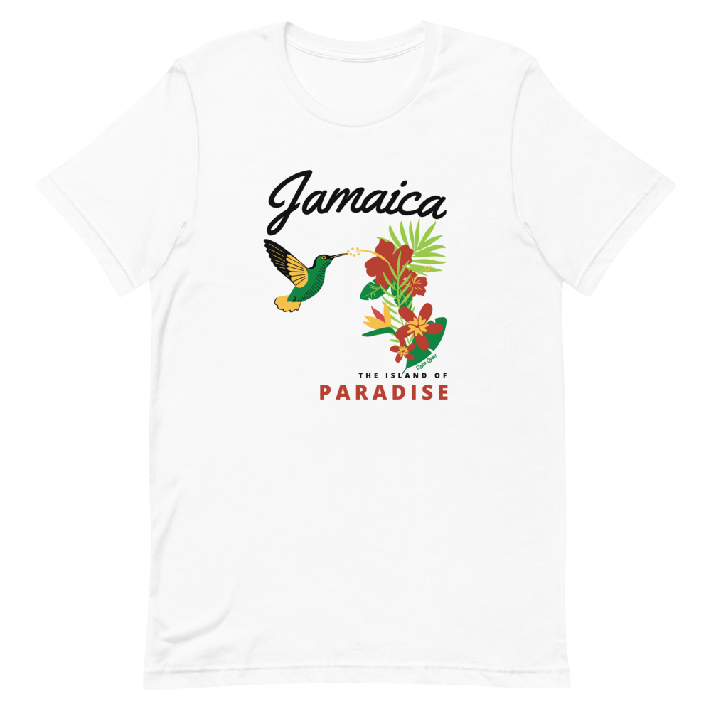 Rasta Chant Jamaica Humming Bird Hummingbird Doctor Bird Floral Paradise Short-Sleeve Unisex T-Shirt - 10Y
