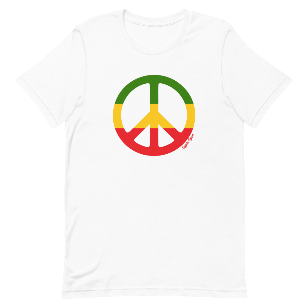 Rasta Chant Peace Sign Short-Sleeve Unisex T-Shirt - 11Y