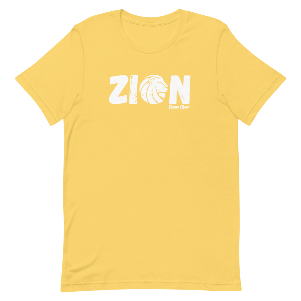 Rasta Chant Zion Lion Short-Sleeve Unisex T-Shirt - 11Y